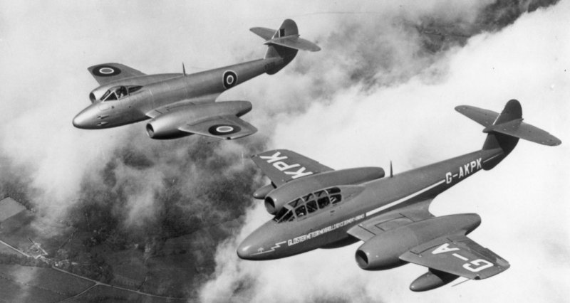 Meteor Gloster истребитель