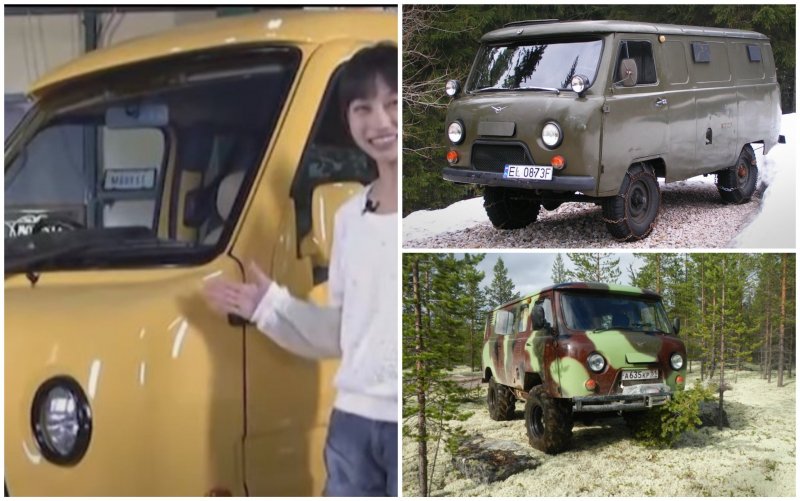 УАЗ Буханка в Японии прикол