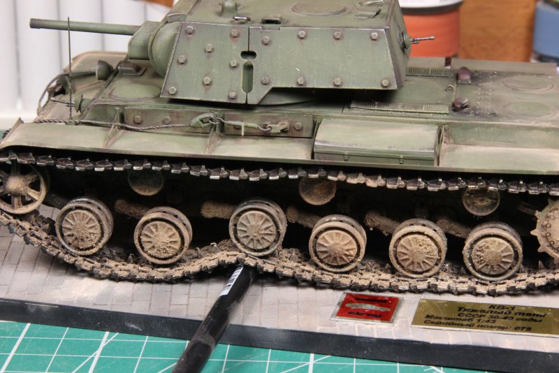 Экранированный танк кв-1э.