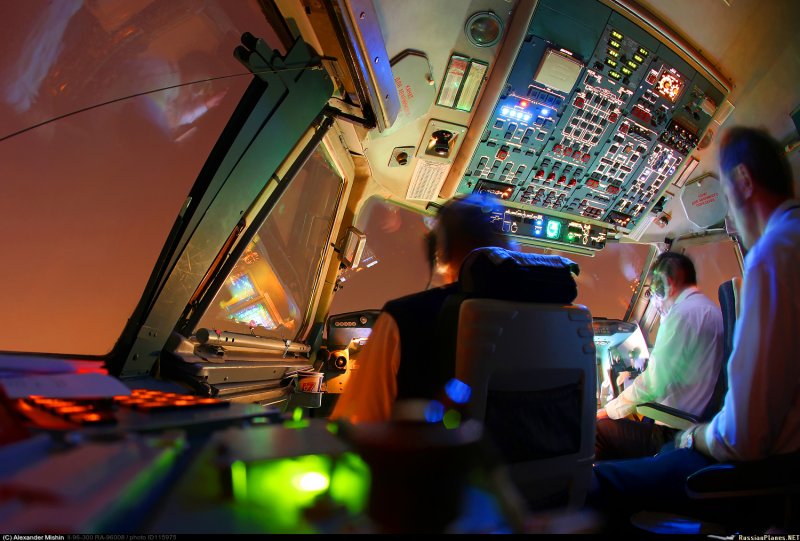 Ил 96 300 кабина