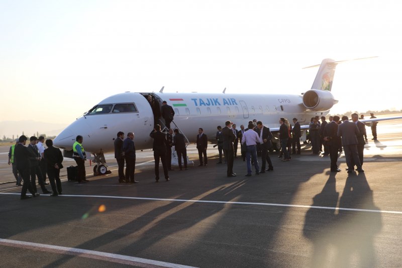 Пассажирный автобус в Худжанде