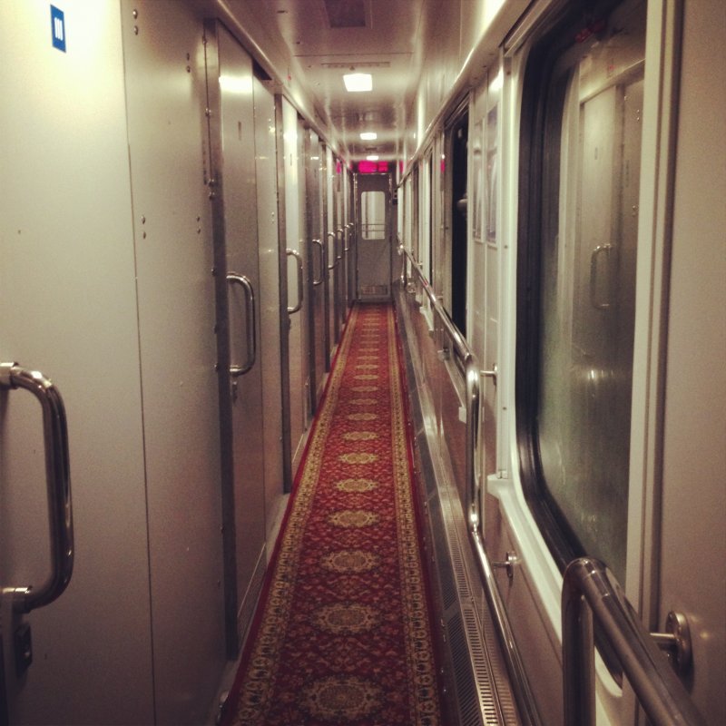 Новый двухэтажный поезд Мурманск Санкт-Петербург