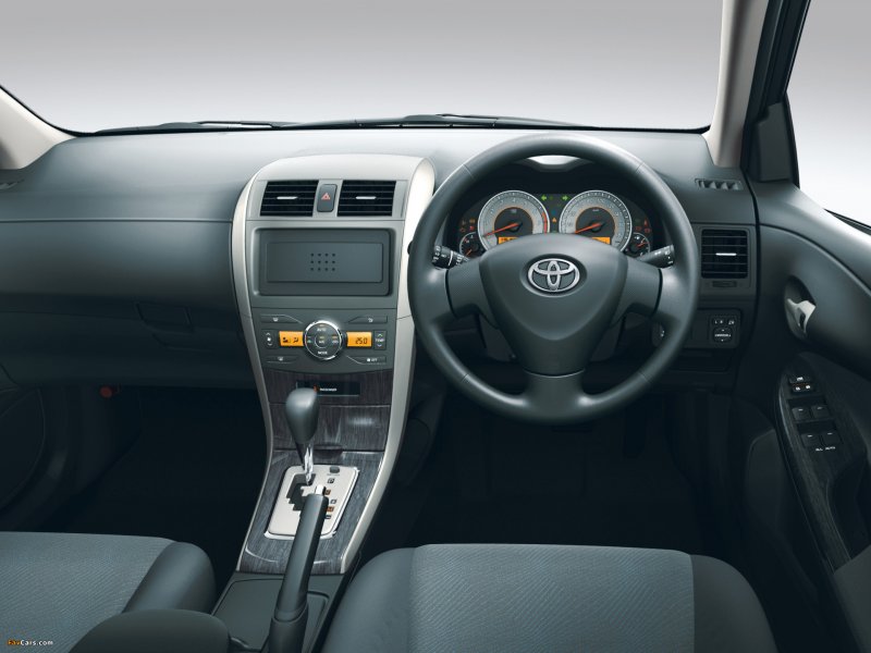 Toyota Corolla Fielder 2008 салон