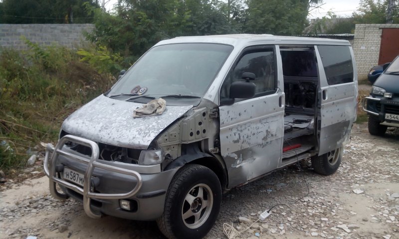 Мазда Бонго Френди тюнинговые цвет серый