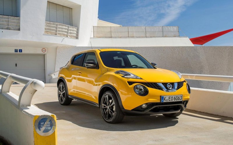 Nissan Juke 2020 желтый