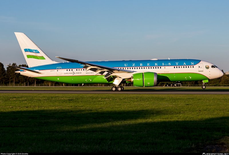 Боинг 787 Uzbekistan Airways