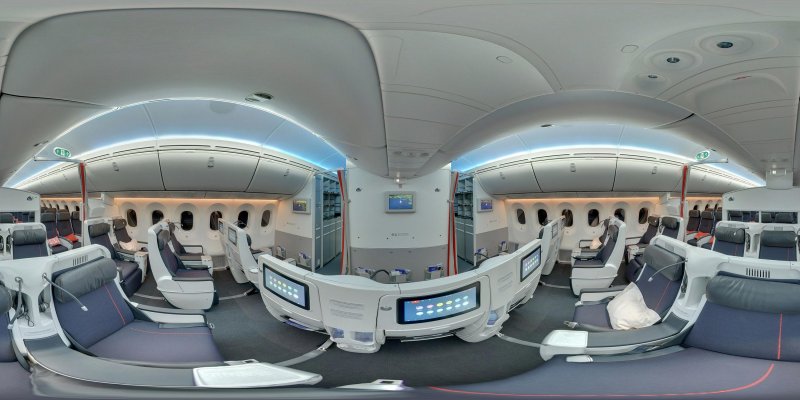 Египт Эйр Боинг 787-900 салон