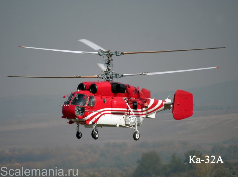 Тушение пожара с вертолета