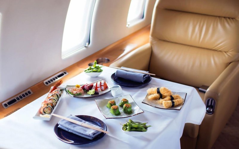 Еда в самолете