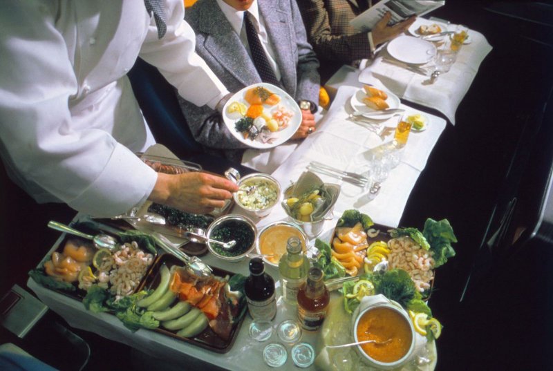 Еда в самолете СССР