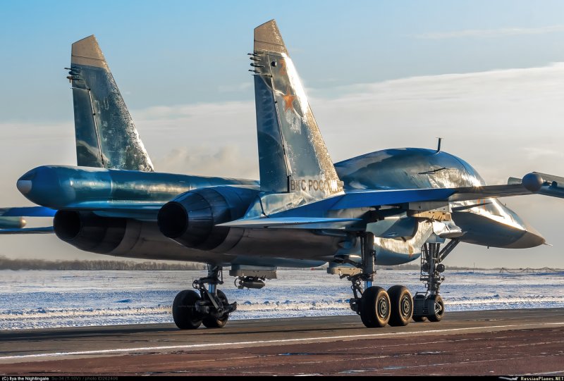 Су-34 бомбометание