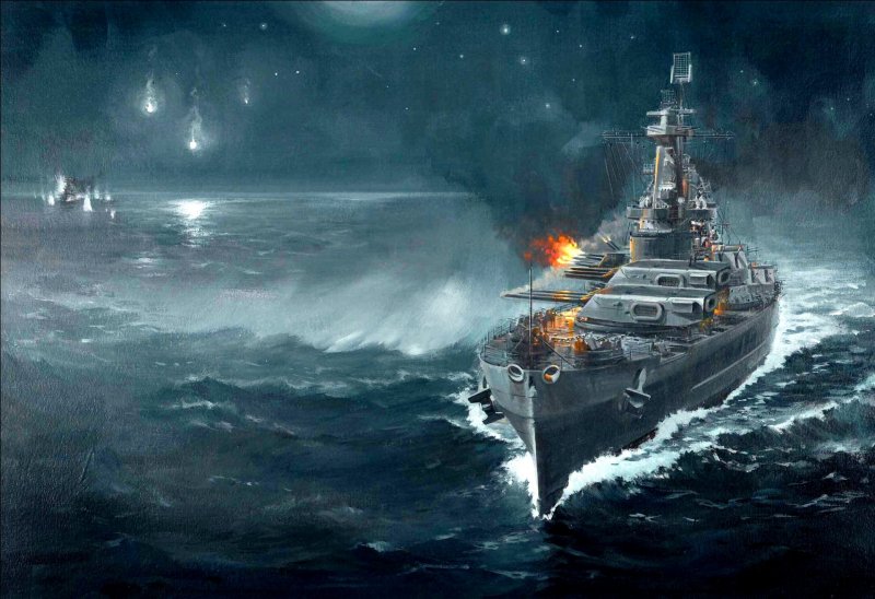 Боевой корабль в World of Warships