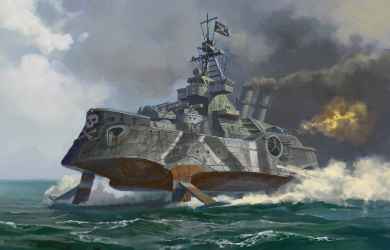 Дизельпанк крейсер