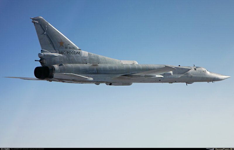 Стратегический бомбардировщик ту-22м3