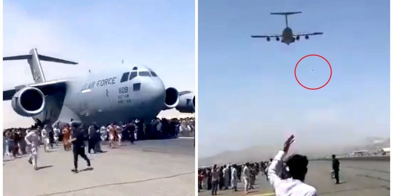 Самолет приземляется