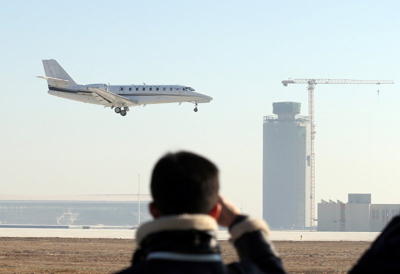 Касание самолёта