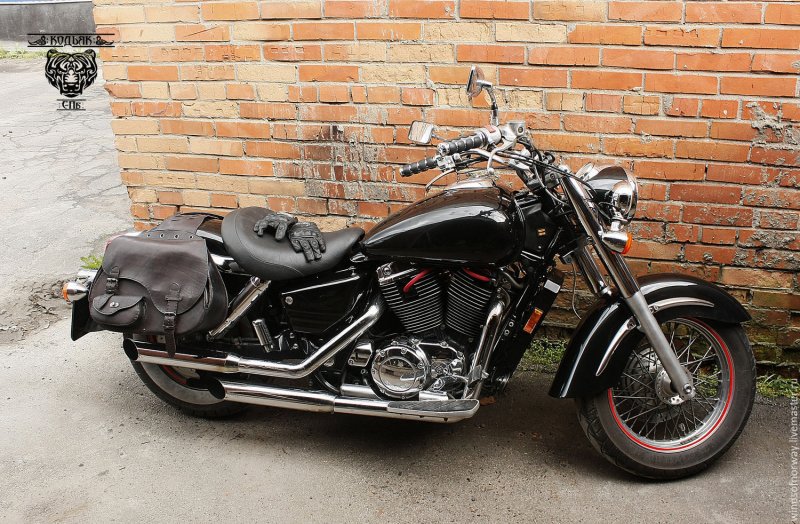 Кожаные кофры на cb400