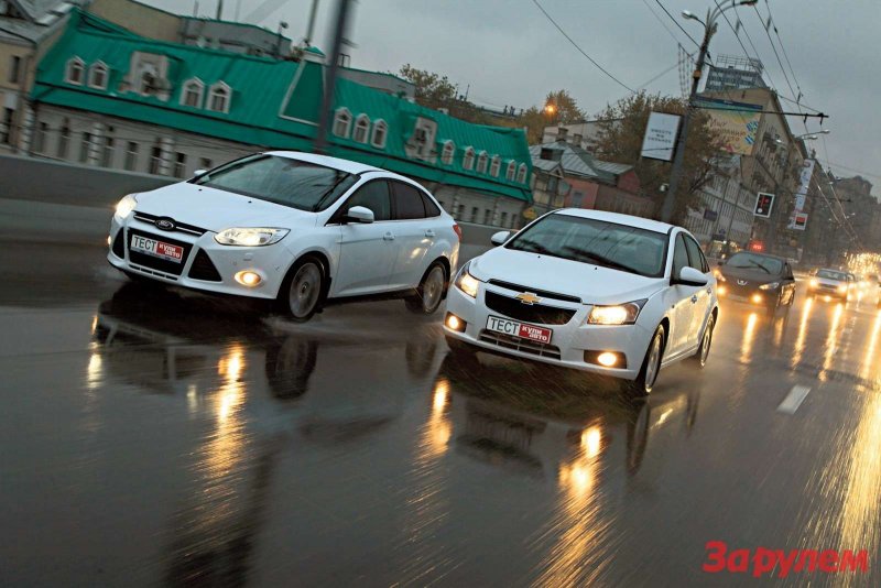 Шевроле Круз или Форд фокус 3