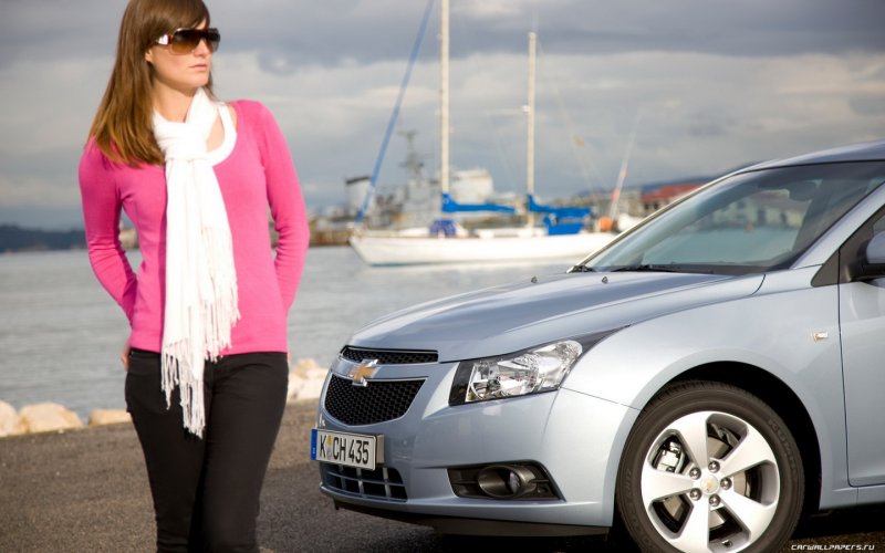 Чевролет машина девушки