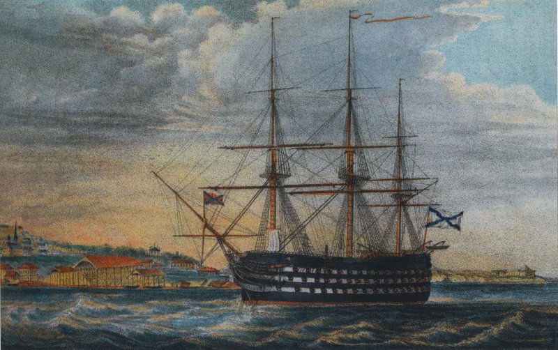Линейный корабль «Ростислав» 1853