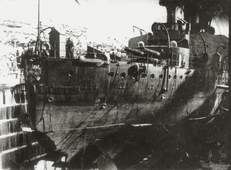 Эскадренный броненосец Слава модель