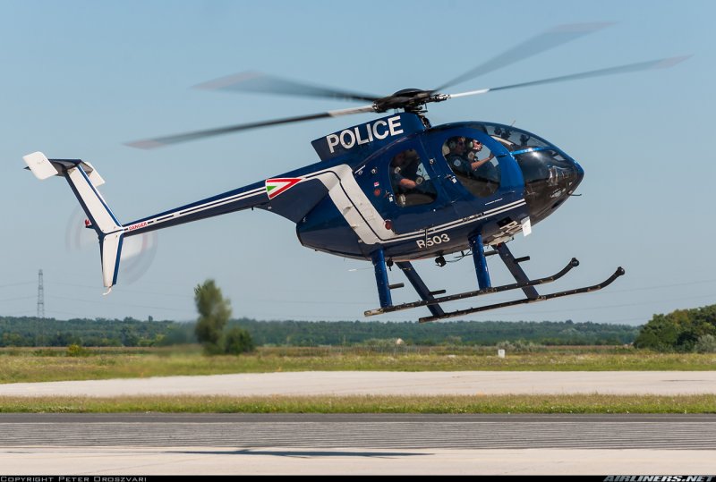 Полицейский вертолет MD 500e