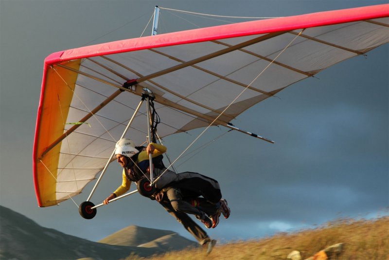 Полет на дельтаплане