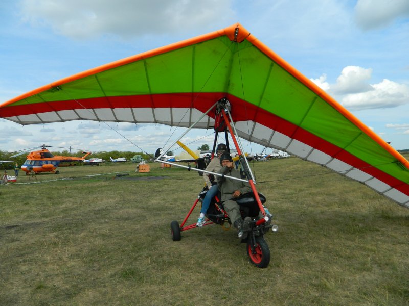 Полет на дельтаплане