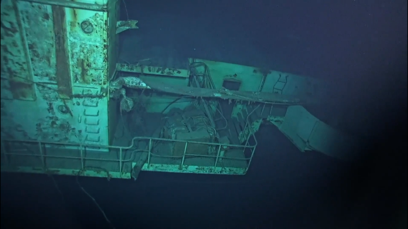 Потопленные авианосцы США на дне