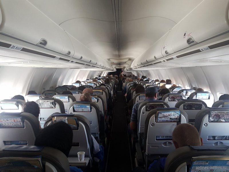 Nordwind Boeing 737-800 салон