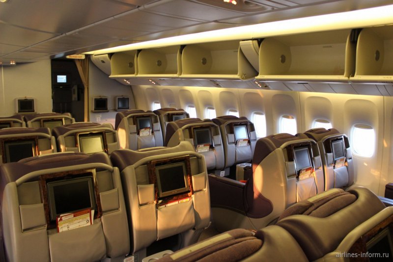 Nordwind 777-300 салон