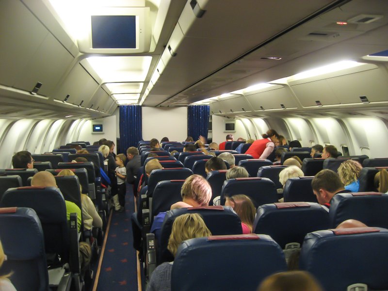 Боинг 767-300 внутри