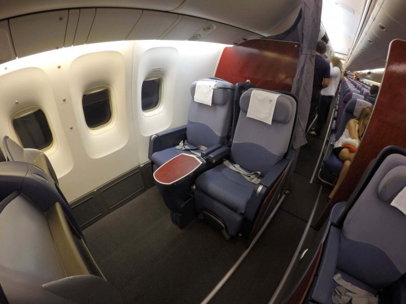 Boeing 767 Nordwind салон