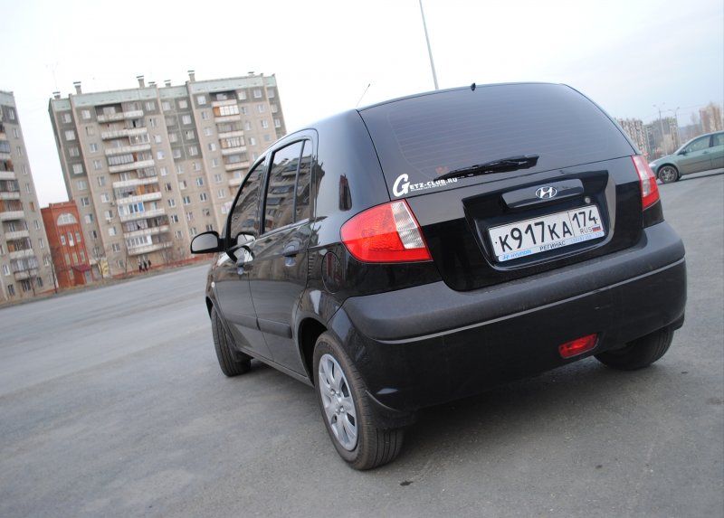 Хендай Гетц черный7э
