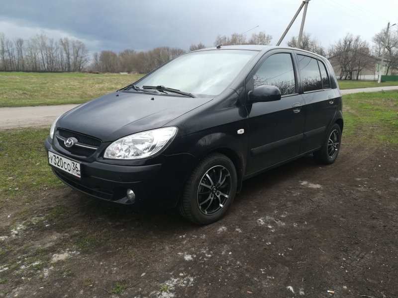 Hyundai Getz черный