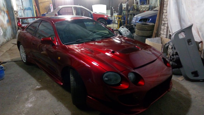 Тойота Селика 202 красный с черным