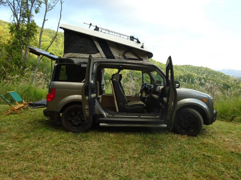 Honda element Camping
