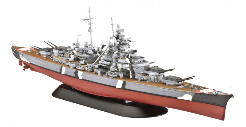 Сборная модель Revell Battleship Bismarck (05098) 1:700