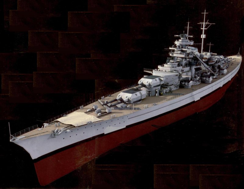 Немецкий корабль бисмарк