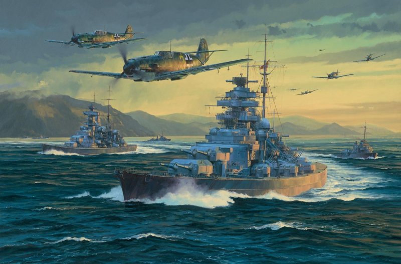 Линкор Кригсмарине бисмарк