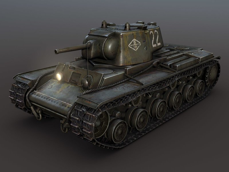 Советский танк кв-1