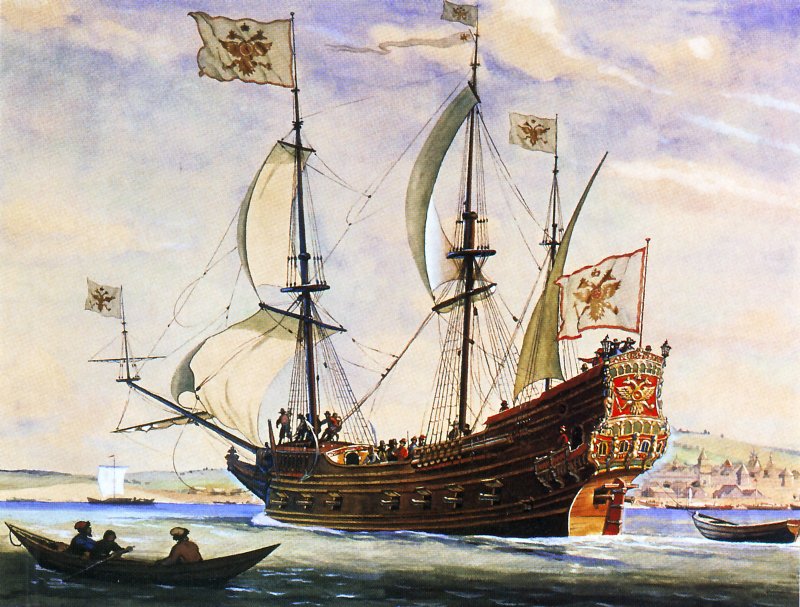 Первый русский боевой корабль Орел