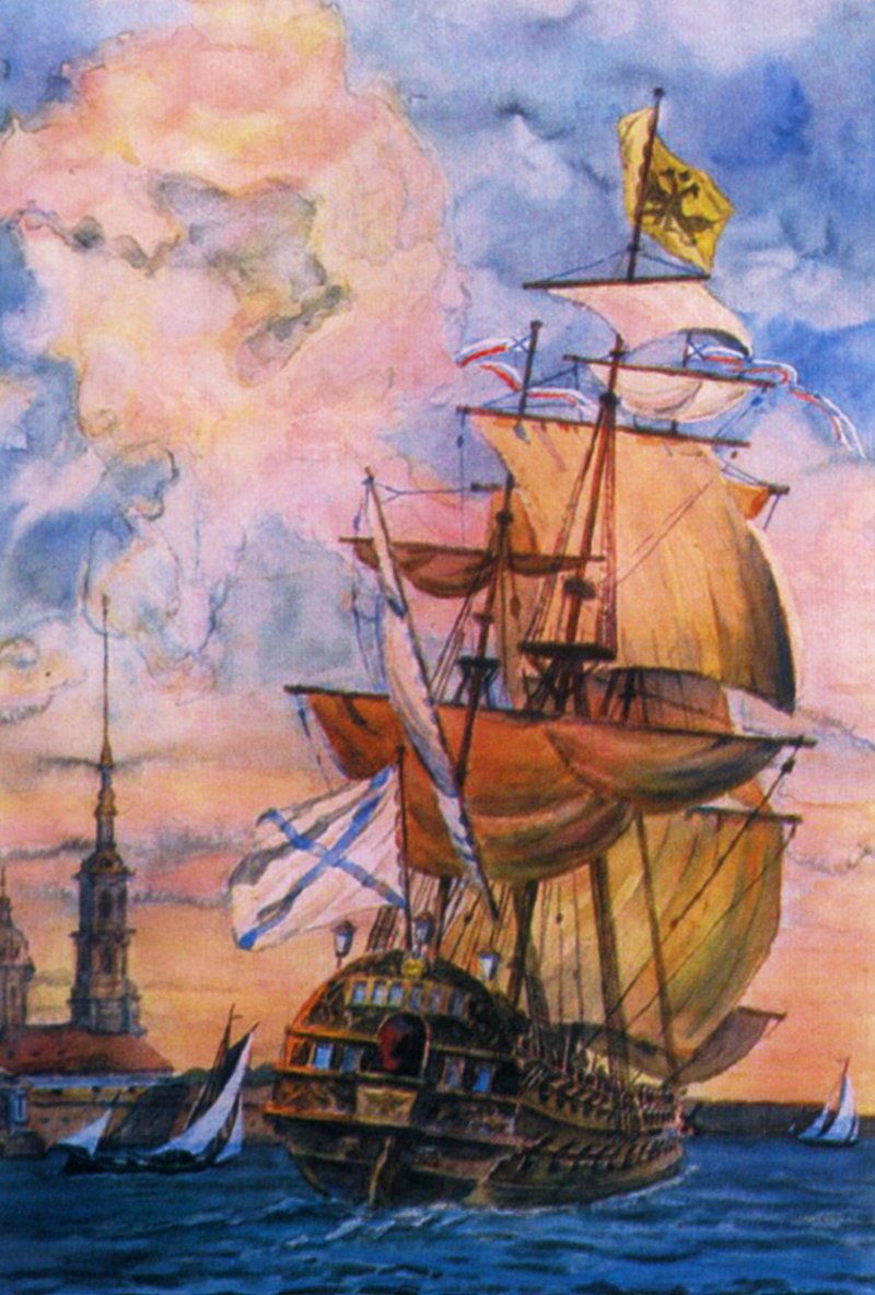 Полтава линейный корабль, 1712