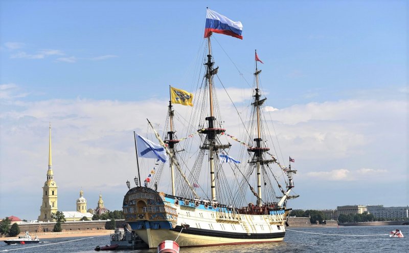 Ботик Петра в Воронеже