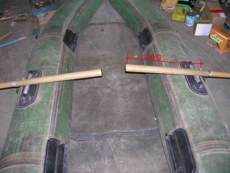 Переделка уключин на резиновой лодке