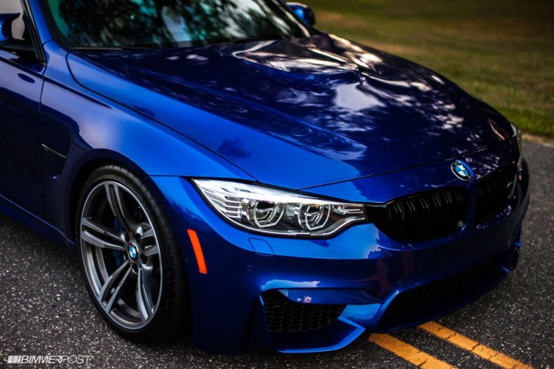 BMW m3 f80 San Marino Blue