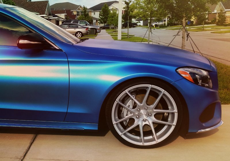 Синий Tansanit - краска Metallic w211