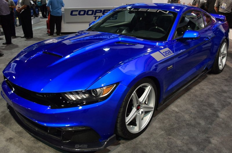 Форд Мустанг 2015 синий Салин 302