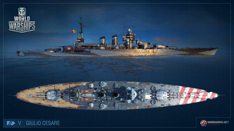 World of Warships Джулио Чезаре