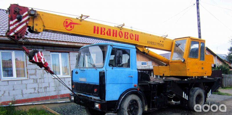 Кран МАЗ 14 тонн
